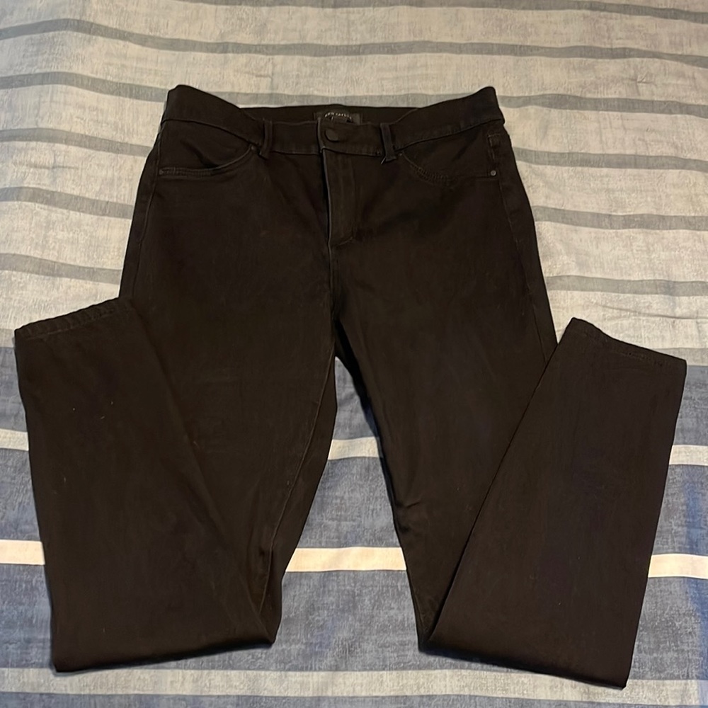 NWOT Ann Taylor black skinny jeans